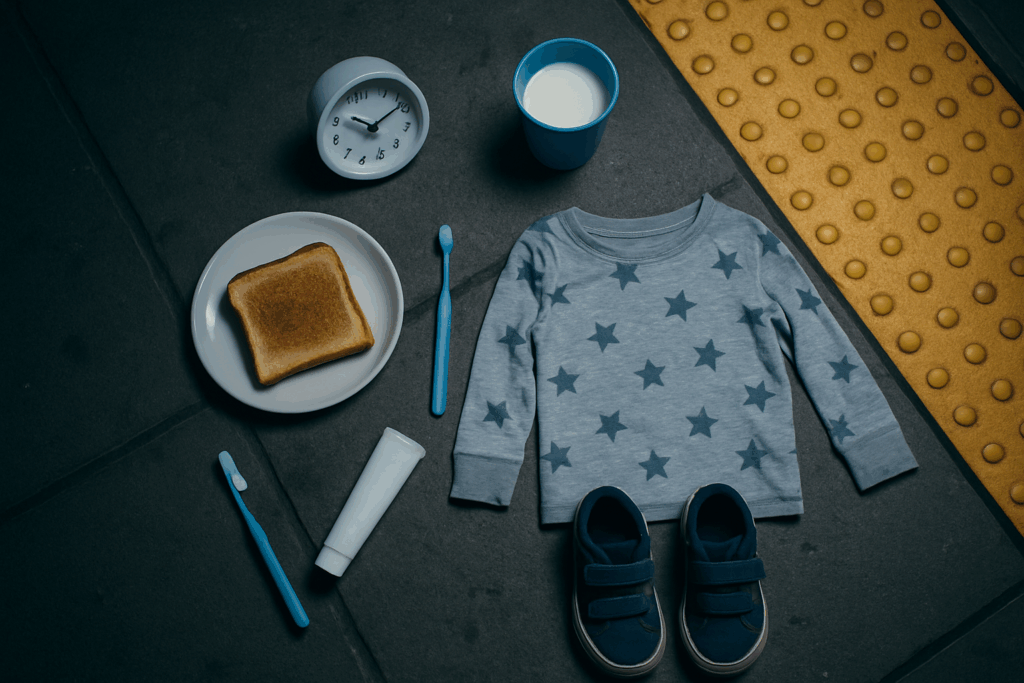 toddler morning routine